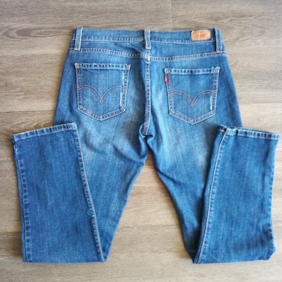 LEVIS Red Tab Juniors Girls Boyfriend Fit Jeans Size 5 - Picture 8 of 11